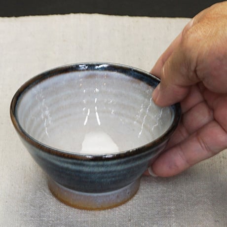 和食器 布志名焼 湯町窯 茶碗 小 10.5cm  海鼠釉