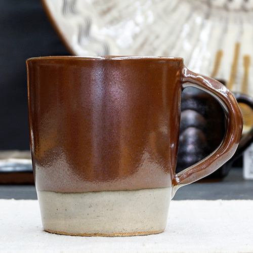 和食器 益子焼 ミルクカップ 200cc 柿釉 | うつわの店 クラフトなかつか