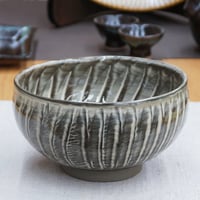 和食器 小鹿田焼 黒木昌伸窯 深 中鉢 15cm 刷毛目 白