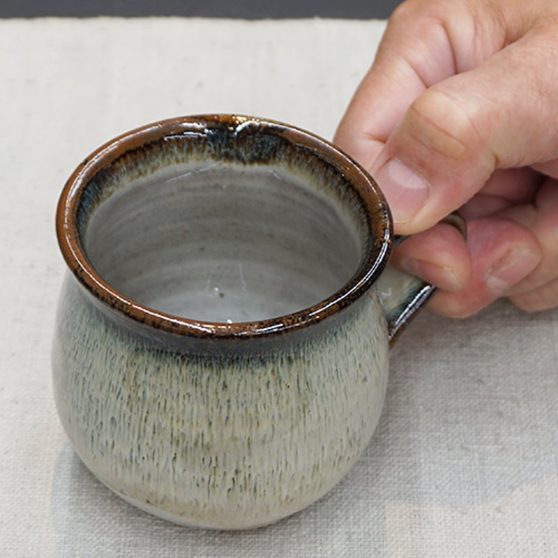 和食器 布志名焼 湯町窯 マグカップ 200cc 海鼠釉 | うつわの店