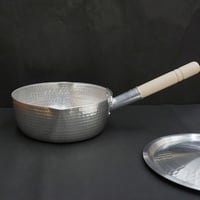 中村銅器製作所 特製 厚口 アルミ 雪平鍋 特注 両口 24cm 打出