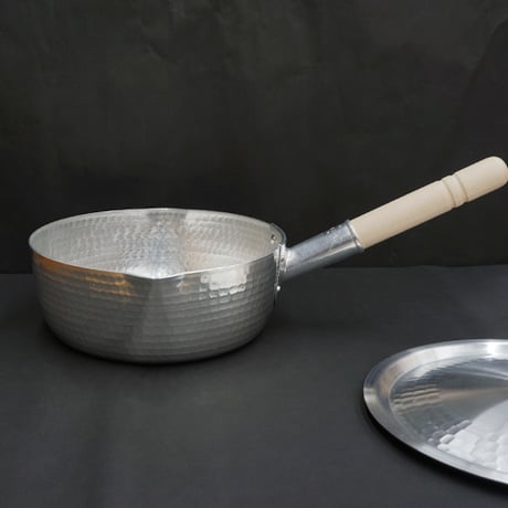 中村銅器製作所 特製 厚口 アルミ 雪平鍋 特注 両口 24cm 打出