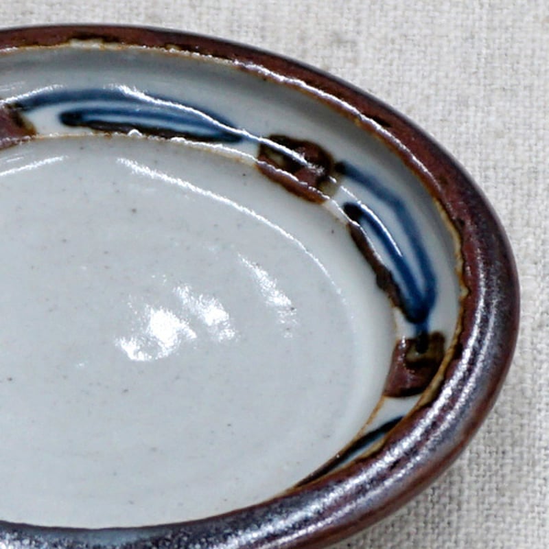 和食器 布志名焼 袖師窯 豆皿 9.5cm 渕草絵 | うつわの店