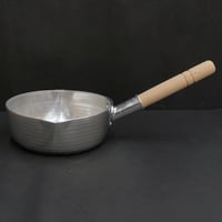 中村銅器製作所 特製 厚口 アルミ 雪平鍋 特注 両口 18cm 打出