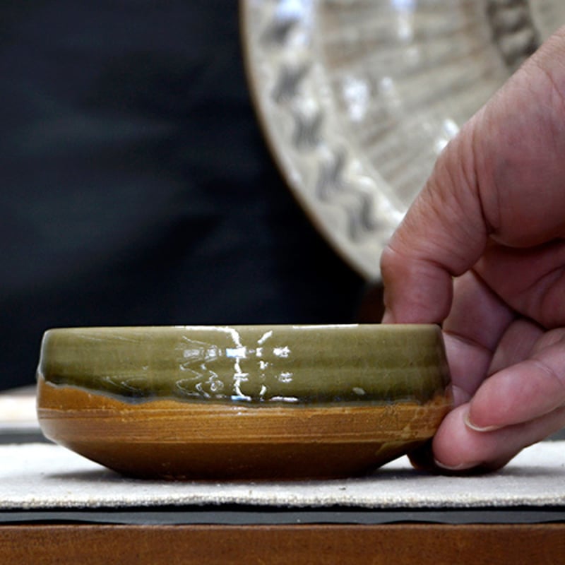 伊賀釉　灰釉　蓋付き茶碗蒸し碗揃　5客　小鉢　粉引き　吸い物碗　和食器　土物 楽天市場】灰釉茶碗蒸・有松進《蓋物・茶わん蒸し器・蒸し碗