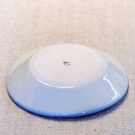 和食器 砥部焼 梅山窯 小皿 11cm 布目 一つ唐草
