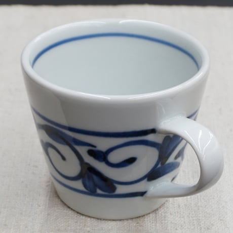 和食器 砥部焼 貞山窯 カップ 150cc 唐草