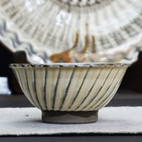 和食器 小鹿田焼 黒木昌伸窯 茶碗 小 12cm 刷毛目 白