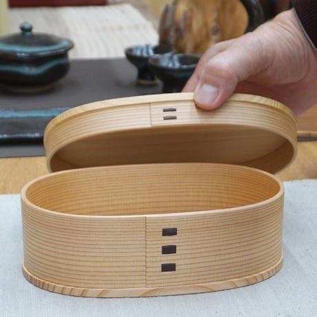 冷めても美味しい 大館 曲げわっぱ 弁当箱 中