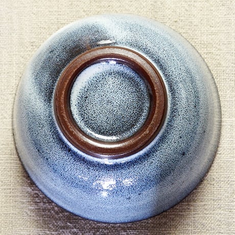 和食器 布志名焼 雲善窯 茶碗 大 12cm 海鼠釉 白