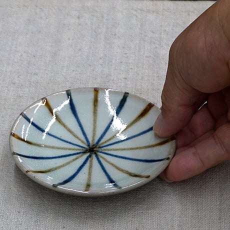 和食器 布志名焼 袖師窯 小皿 10.5cm 十草 二色