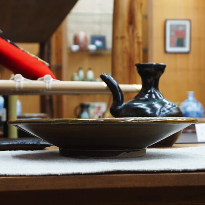 和食器 小鹿田焼 黒木昌伸窯 大皿 21cm 飛び鉋 白 | うつわの店