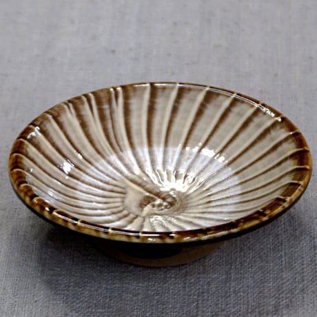 和食器 小鹿田焼 黒木昌伸窯 豆皿 9cm 刷毛目 白