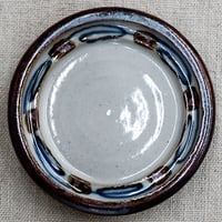 和食器 布志名焼 袖師窯 豆皿 9.5cm 渕草絵