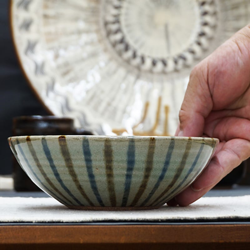 和食器 布志名焼 袖師窯 中鉢 16.5cm 十草 二色 | うつわの店 クラフト