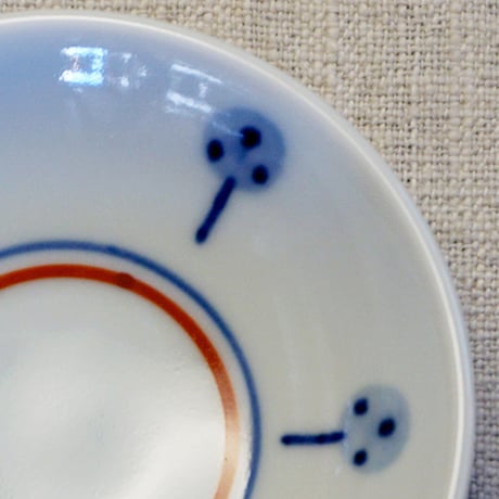 和食器 砥部焼 梅山窯 豆皿 9cm たんぽぽ
