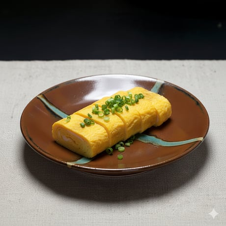 和食器 益子焼 中皿 15cm 柿釉 十字紋