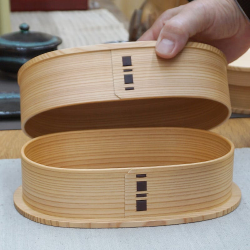 冷めても美味しい 大館曲げわっぱ 弁当箱 大 | うつわの店 クラフト