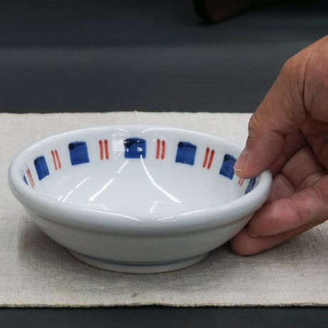 和食器 砥部焼 貞山窯 中鉢 13.5cm 玉渕 十草