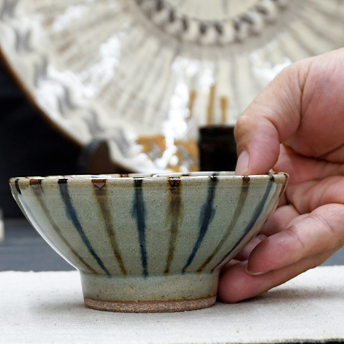 和食器 布志名焼 袖師窯 茶碗 大 13cm 十草 二色 | うつわの店