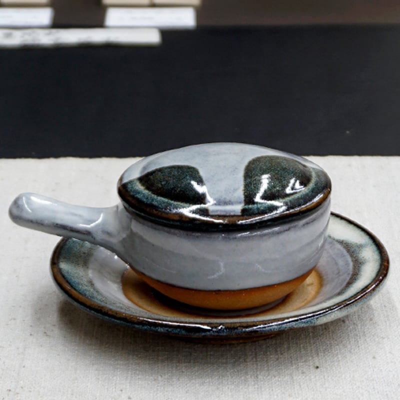 和食器 布志名焼 湯町窯 ふわふわ 卵 の エッグベーカー 小 海鼠釉