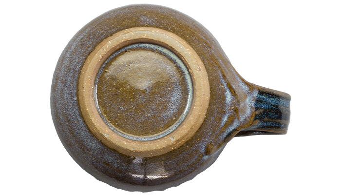 和食器 布志名焼 湯町窯 マグカップ 200cc 縦しのぎ 海鼠釉 | うつわの