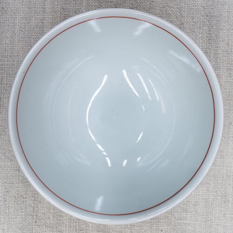 和食器 砥部焼 梅山窯 茶碗 大 12cm 赤 笹