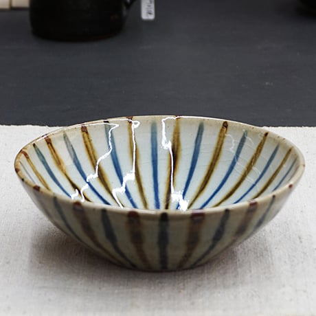 和食器 布志名焼 袖師窯 小鉢 14cm 十草 二色