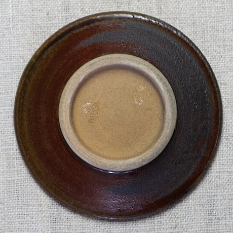 和食器 小鹿田焼 黒木昌伸窯 豆皿 9cm 刷毛目 緑