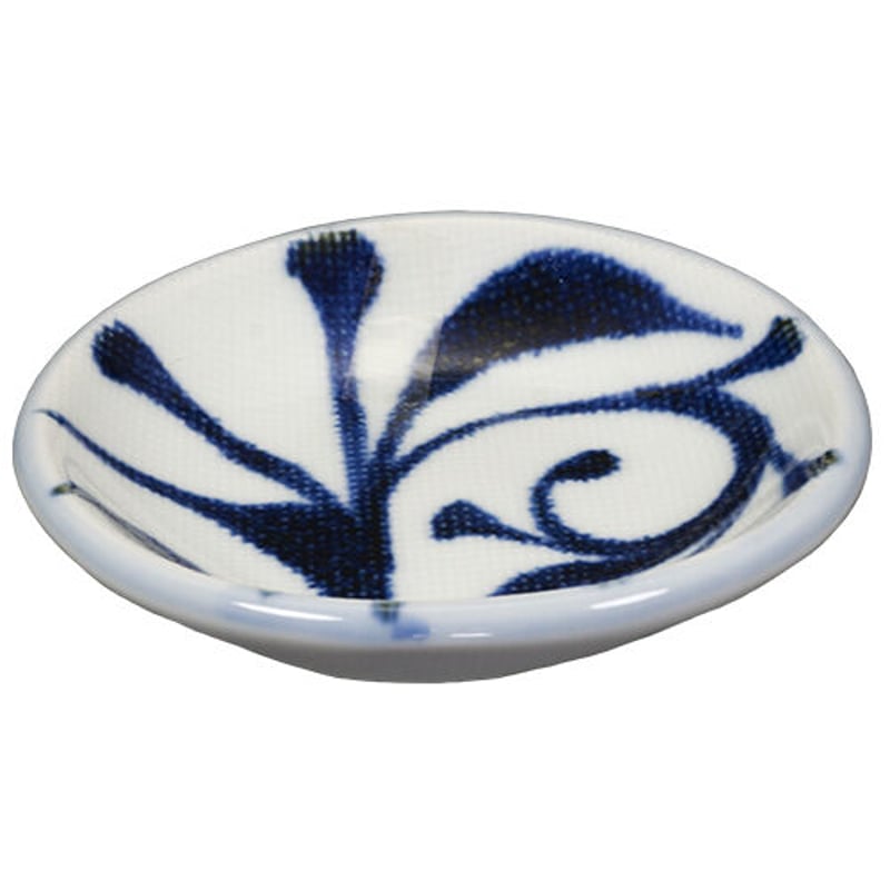 砥部焼「９寸長角布目皿（一つ唐草）」１枚【 送料確認用出品 】 DSC06177-1.jpg