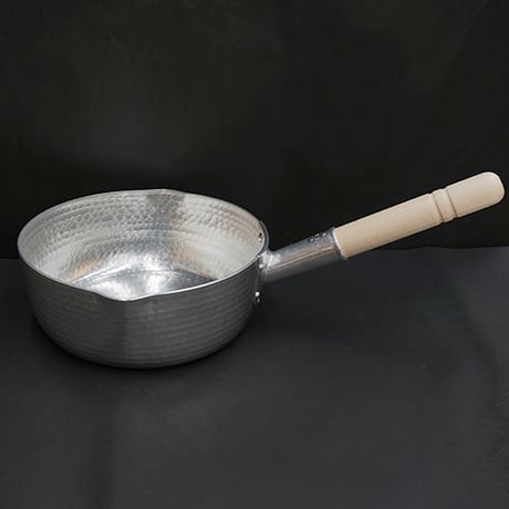 中村銅器製作所 特製 厚口 アルミ 雪平鍋 特注 両口 24cm 打出