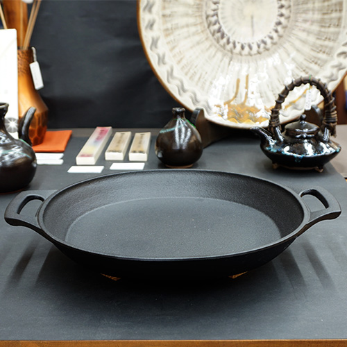 南部鉄器 及精鋳造所 グリル プレート 大 30cm ih 対応 | うつわ 南部鉄器 及精鋳造所 グリル プレート 大 30cm ih 対応 | うつわ