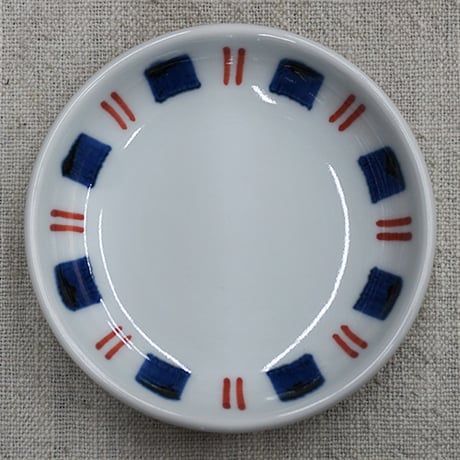 和食器 砥部焼 貞山窯 豆皿 10cm 十草