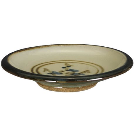 和食器 布志名焼 袖師窯 小皿 11cm つゆ草