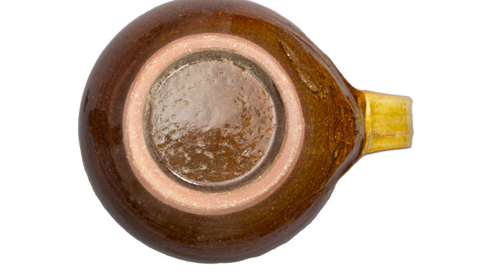 和食器 布志名焼 湯町窯 マグカップ 200cc 斜めしのぎ 黄釉 | うつわの