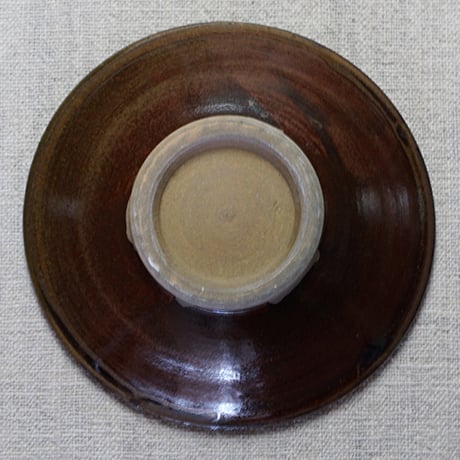 和食器 小鹿田焼 黒木昌伸窯 小皿 12cm 刷毛目 緑