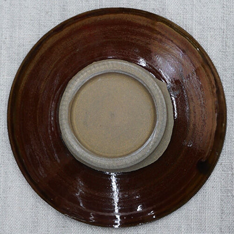 和食器 小鹿田焼 黒木昌伸窯 中皿 15cm 飛び鉋 緑 | うつわの店