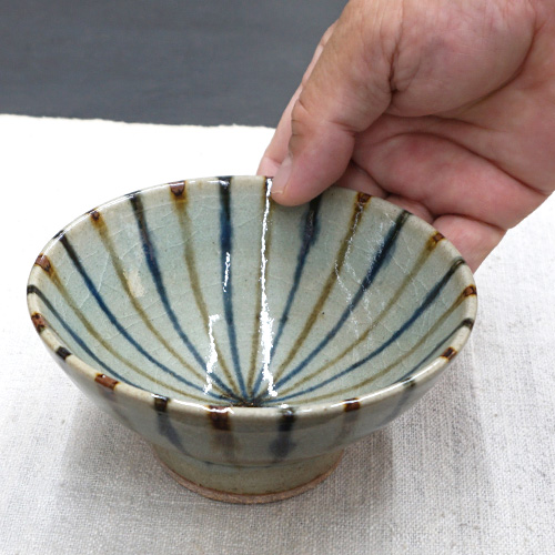 和食器 布志名焼 袖師窯 茶碗 大 13cm 十草 二色 | うつわの店