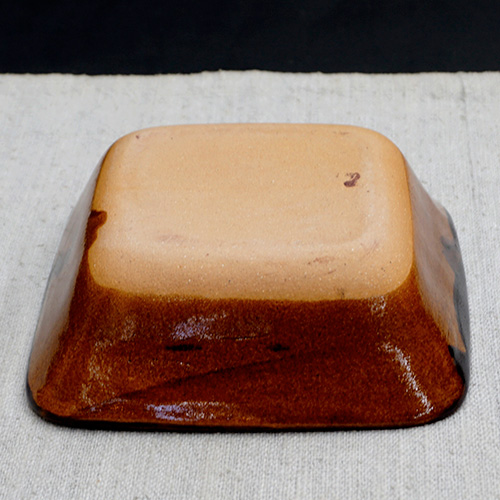 布志名焼角皿５点 和食器 布志名焼 袖師窯 大角皿 18cm スリップ 白 | うつわの店