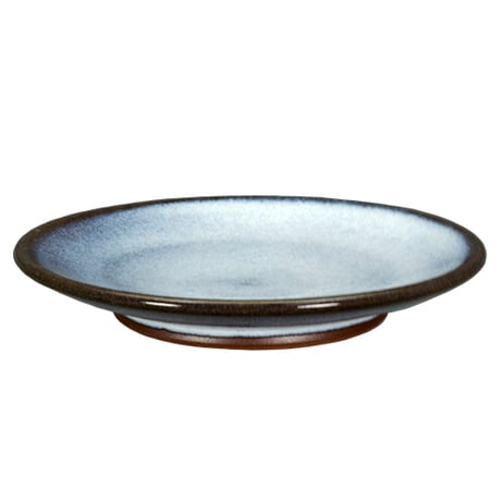 和食器 布志名焼 雲善窯 豆皿 9cm 海鼠釉