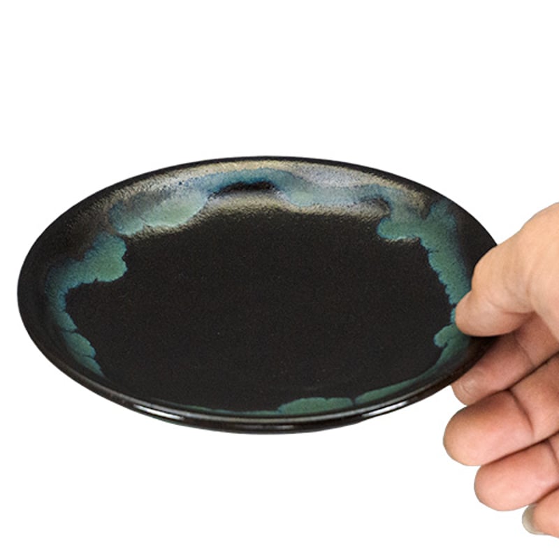 三洋陶器 龍峰窯 古九谷 盛皿揃 5枚セット 黄地花鳥