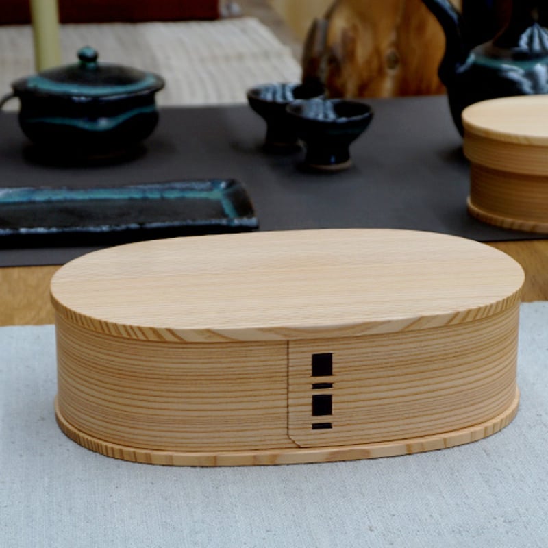 冷めても美味しい 大館曲げわっぱ 弁当箱 大 | うつわの店 クラフト