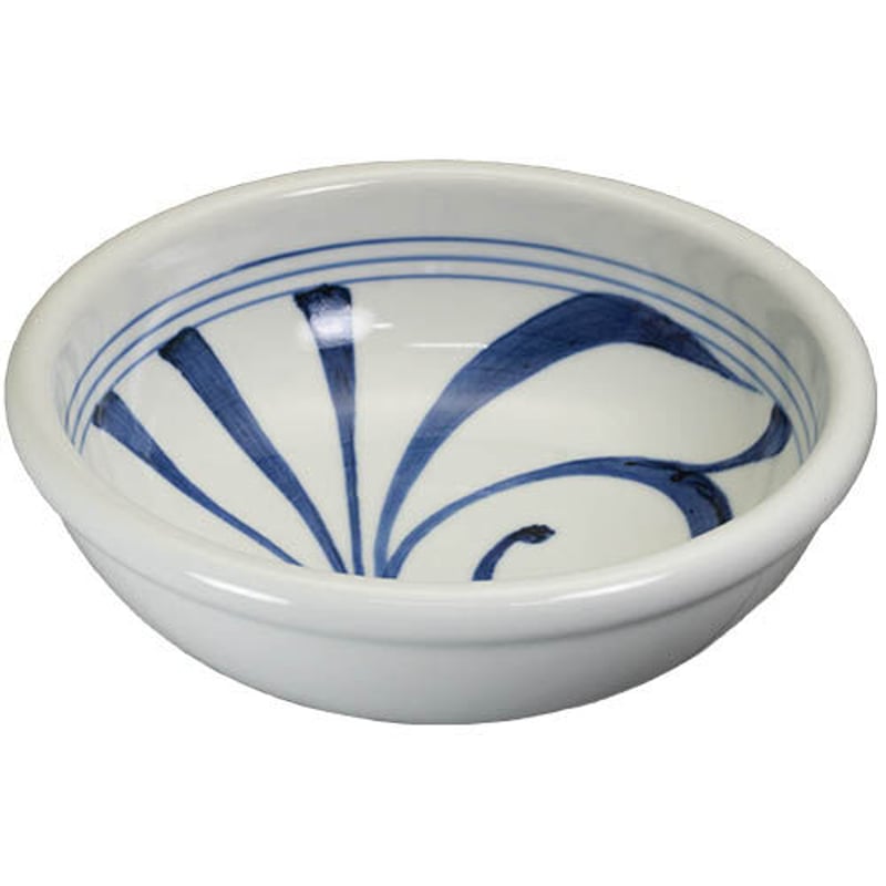 和食器 砥部焼 梅山窯 中鉢 19cm 玉渕 内唐草 | うつわの店 クラフト