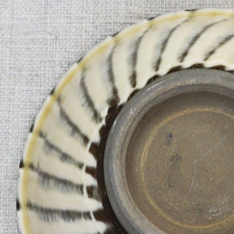 和食器 小鹿田焼 黒木昌伸窯 茶碗 小 12cm 刷毛目 白