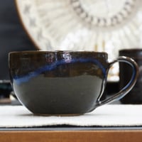 和食器 布志名焼 雲善窯 スープカップ 230cc うぐいす茶