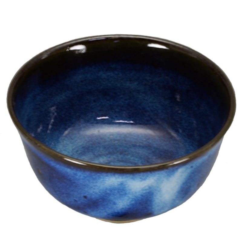 和食器 布志名焼 雲善窯 茶碗 小 11cm コバルトブルー | うつわ