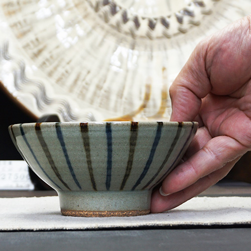 和食器 布志名焼 袖師窯 茶碗 大 13cm 十草 二色 | うつわの店
