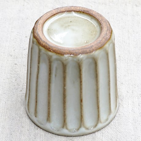 和食器 布志名焼 袖師窯 カップ 大 150cc しのぎ 白