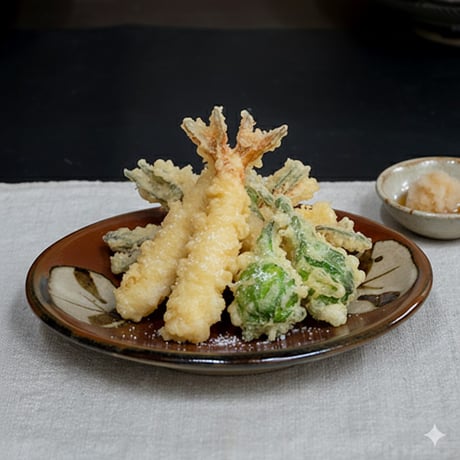和食器 益子焼 中皿 15cm 柿釉 丸笹紋