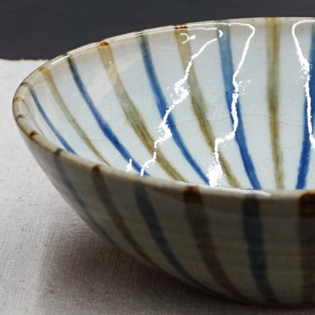 和食器 布志名焼 袖師窯 中鉢 16.5cm 十草 二色